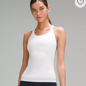 lululemon Ebb to Street Tank Top
White Size 8 NWT Ribbed